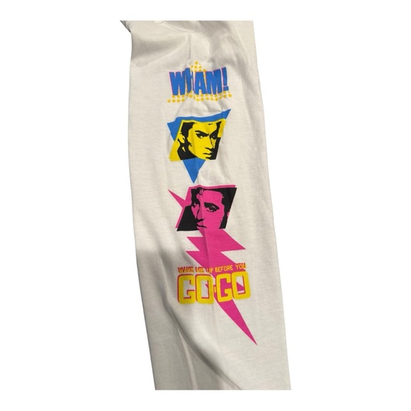 WHAM! Graphic Long Sleeve T-Shirt Band Tee Size M Cotton - Picture 6 of 8